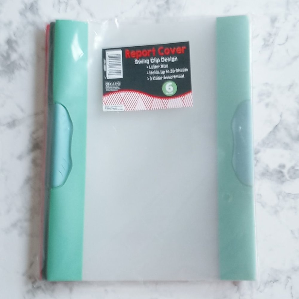 C-Line Report Cover Swing Clip Design 2 Packs
